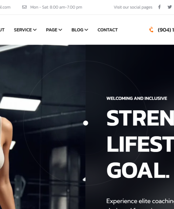 Gymiq – Gym & Fitness WordPress Theme