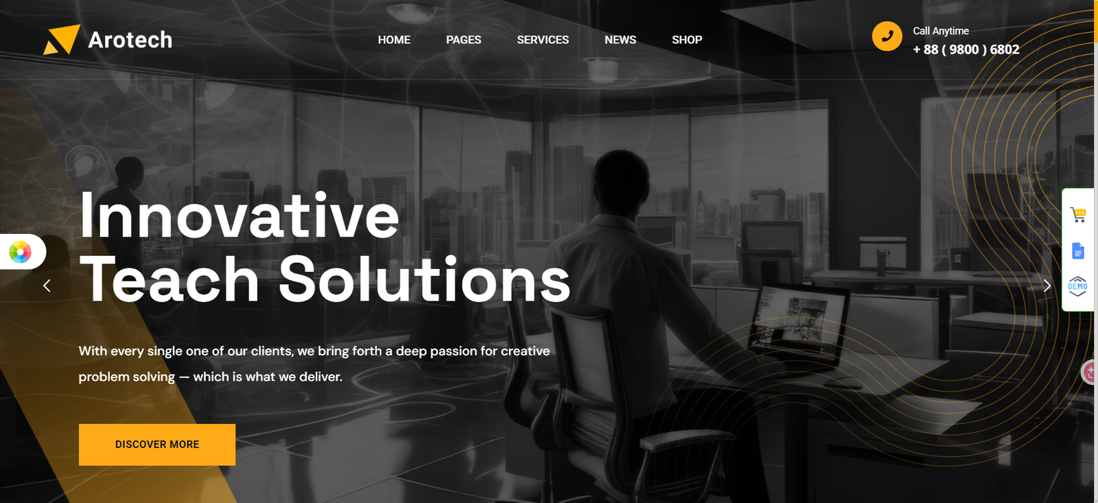 Arotech – IT & Technology Services WordPress Theme