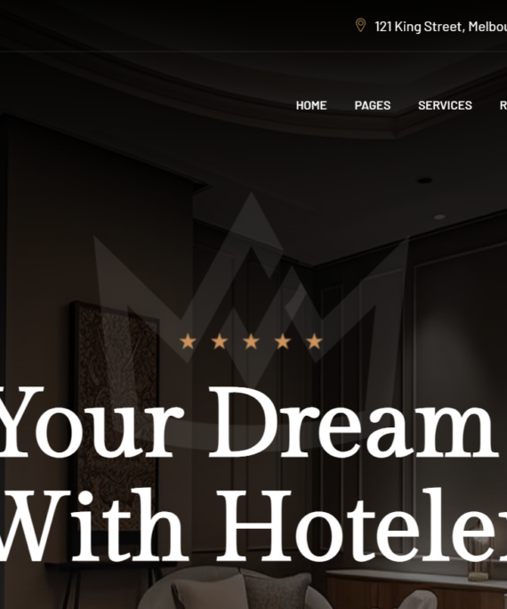 Hoteler – Hotel Booking WordPress Theme