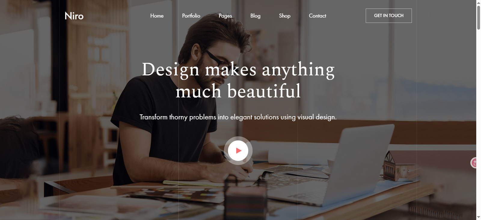 Niro – Creative Agency & Portfolio WordPress Theme