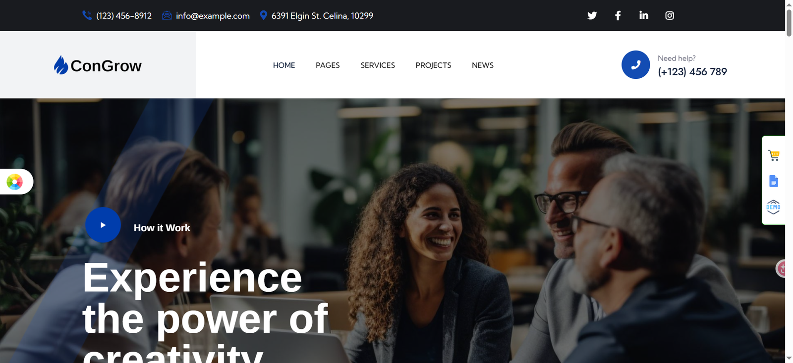 Congrow – Business Consulting WordPress Theme