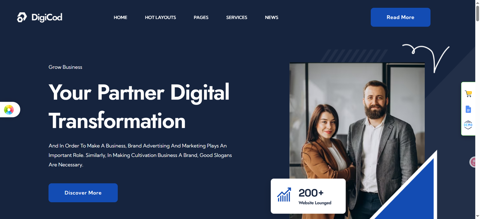 Digicod – Digital Agency WordPress Theme